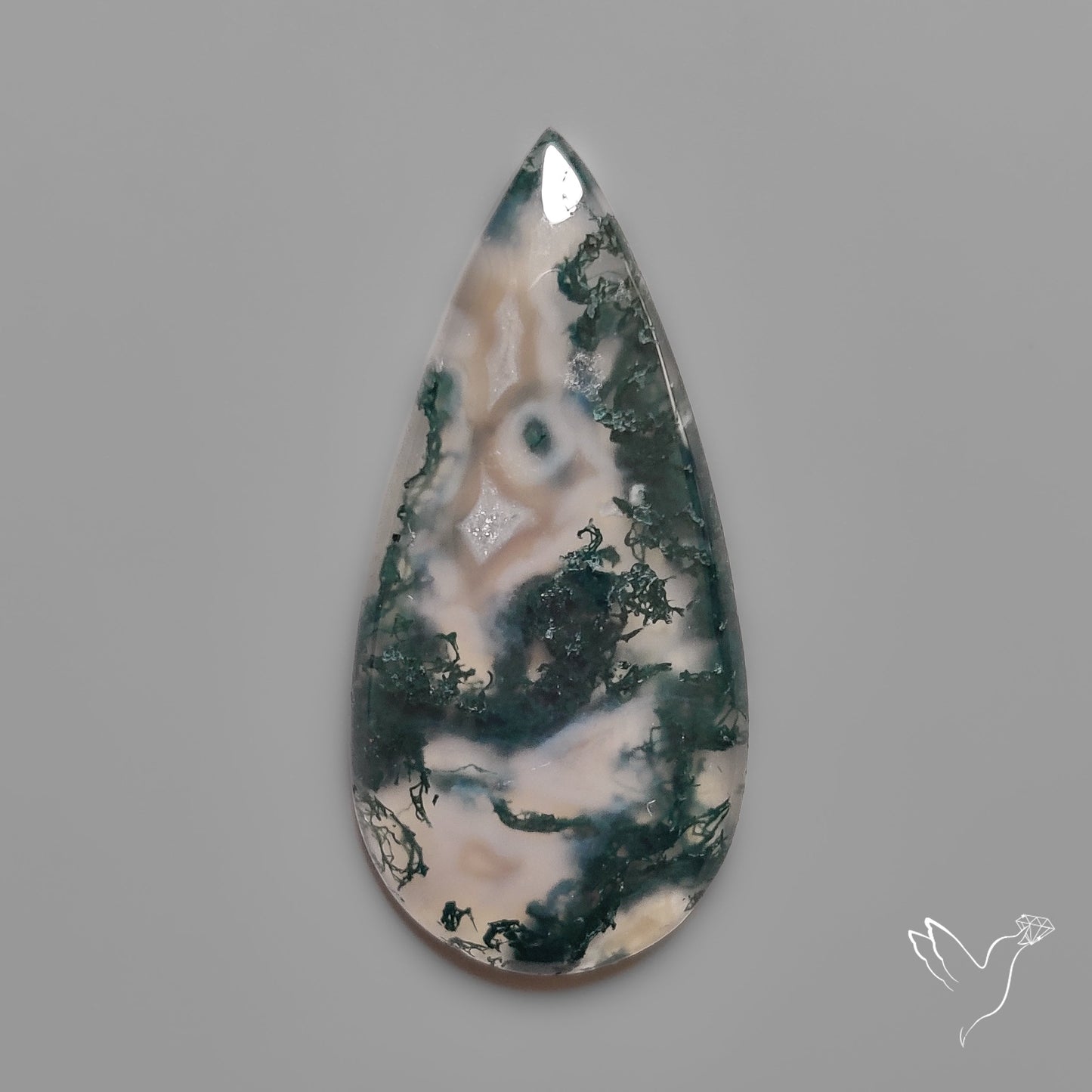 Moss Agate Cabochon