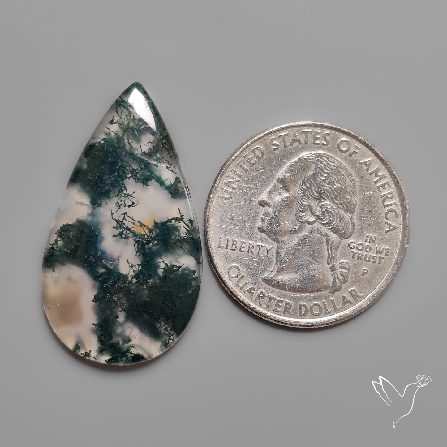 Moss Agate Cabochon