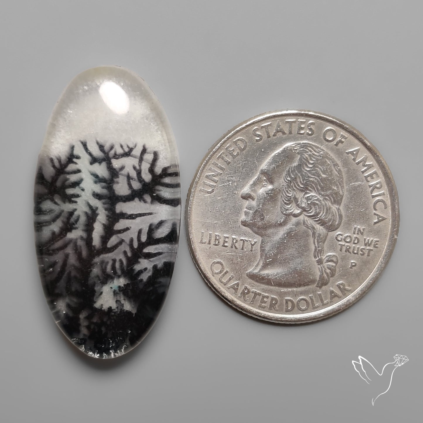 Scenic Quartz Inlay Doublet