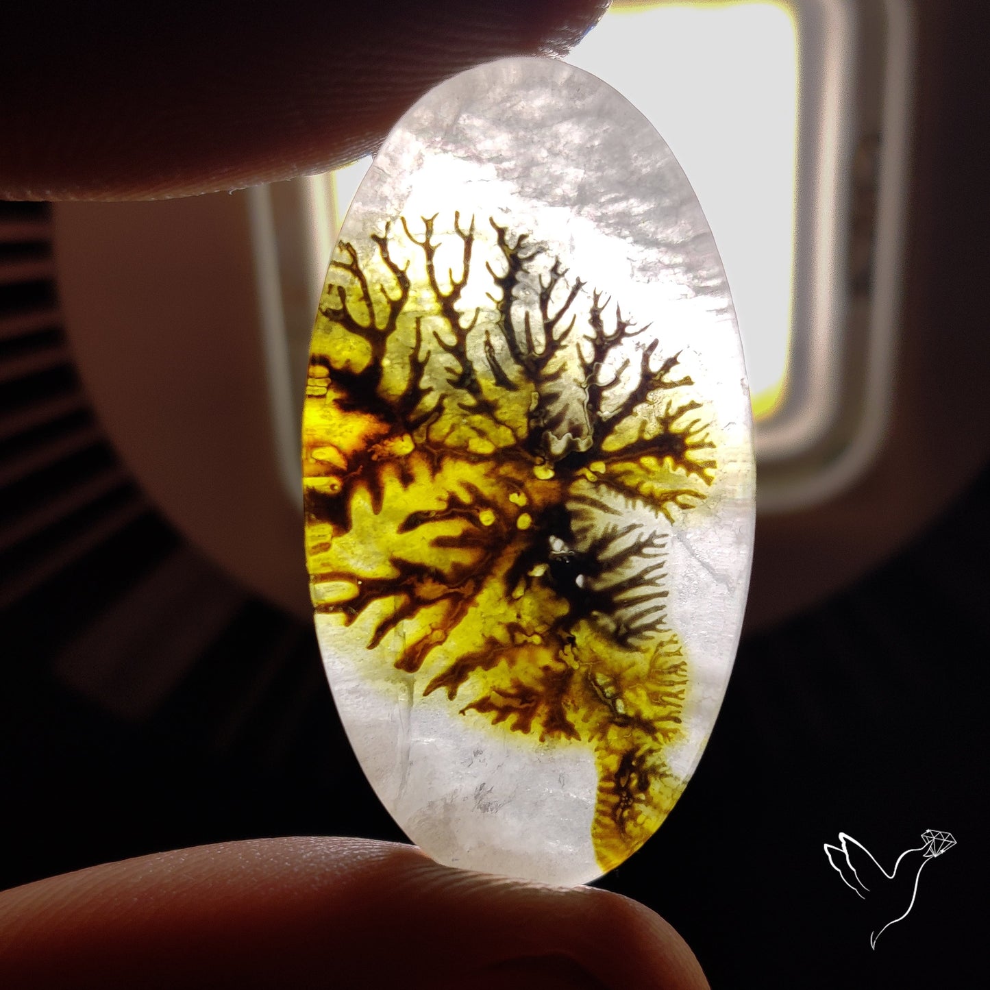 Scenic Quartz Inlay Doublet