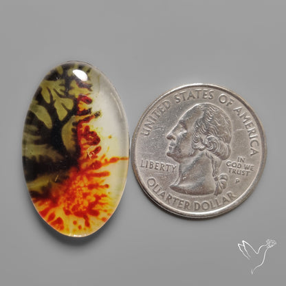 Scenic Quartz Inlay Doublet