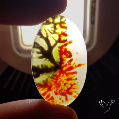 Scenic Quartz Inlay Doublet