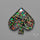 Crushed Opal Inlay in Quartz Doublet