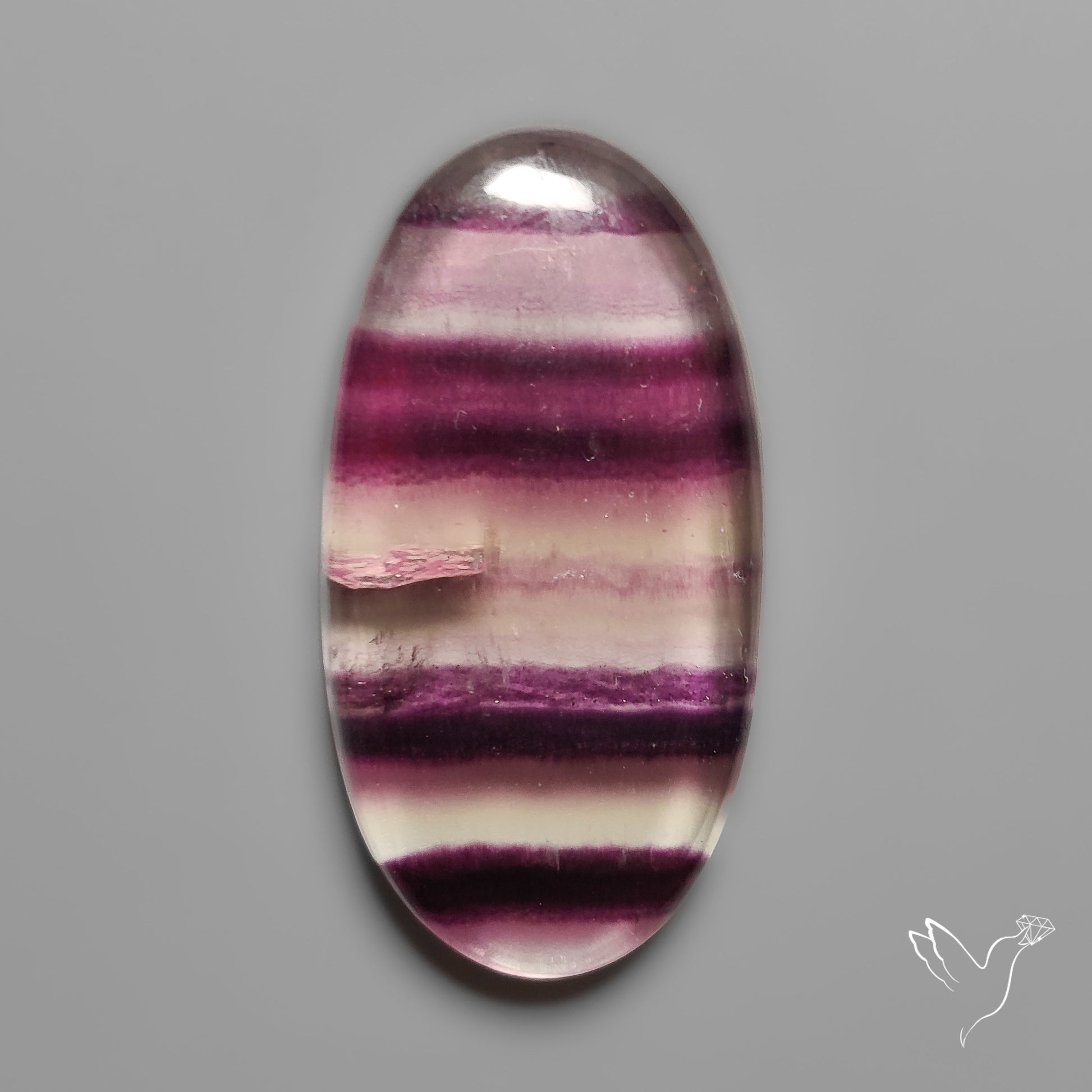 Purple Fluorite Cabochon