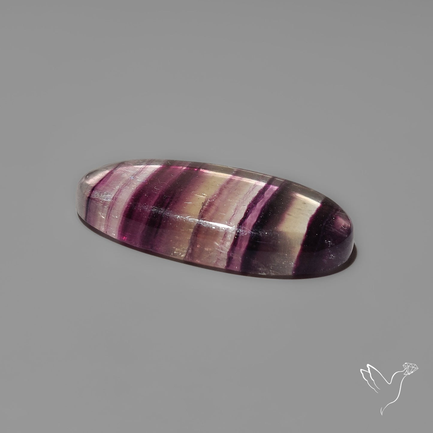Purple Fluorite Cabochon