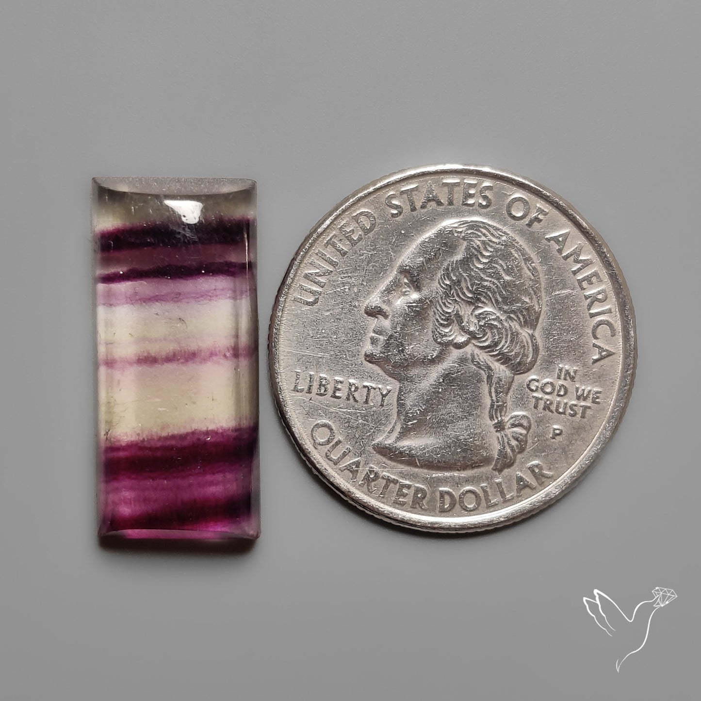 Purple Fluorite Cabochon