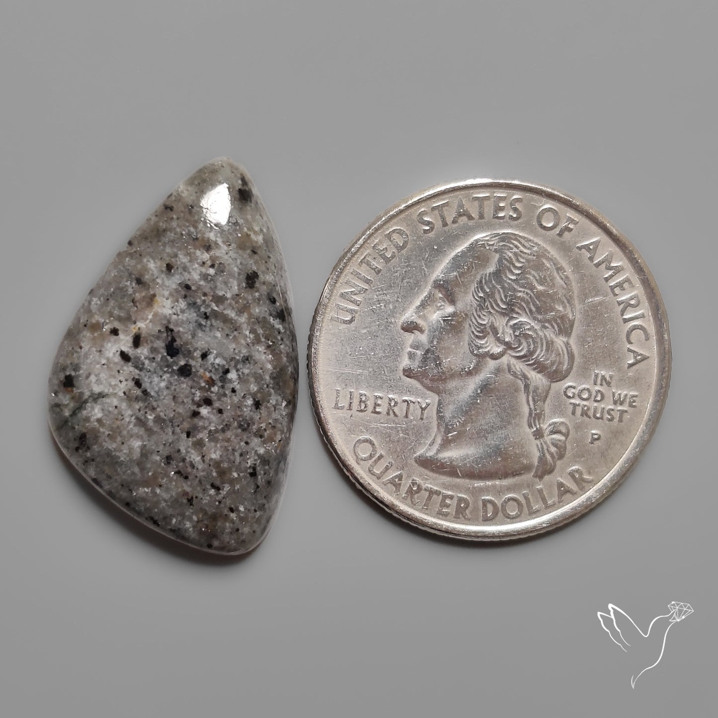 Yooperlite Cabochon UV Light Fluorescent