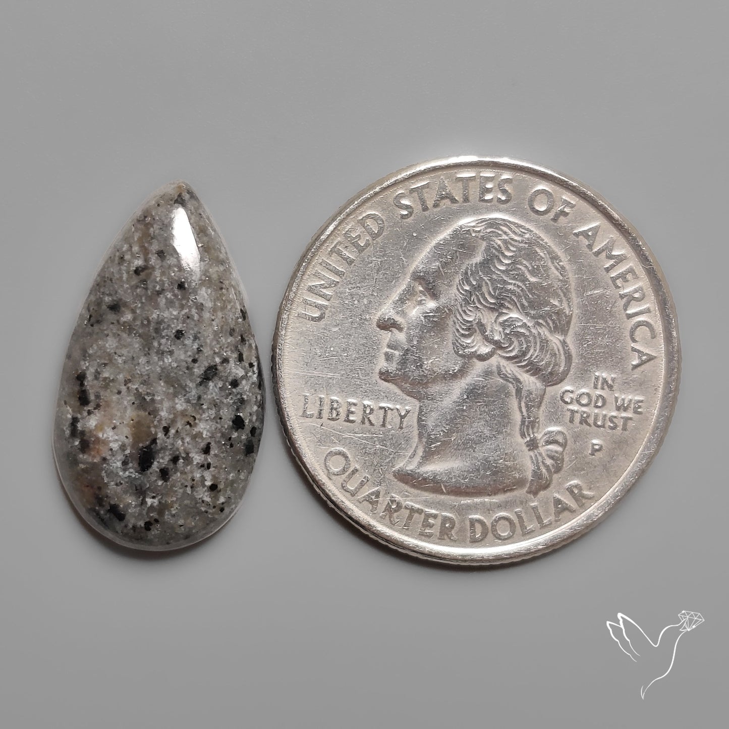 Yooperlite Cabochon UV Light Fluorescent