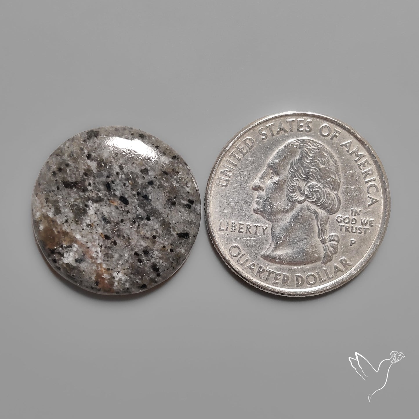 Yooperlite Cabochon UV Light Fluorescent