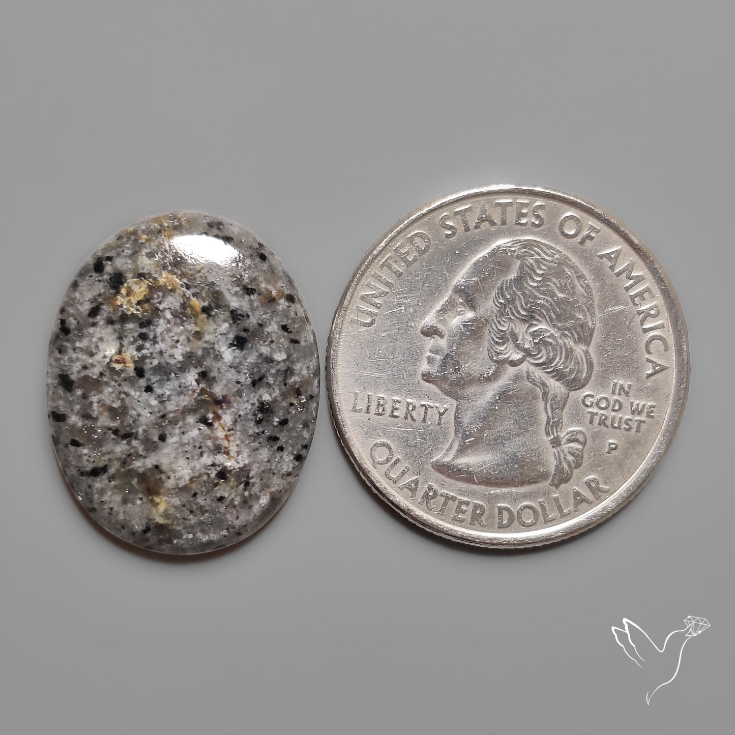 Yooperlite Cabochon UV Light Fluorescent
