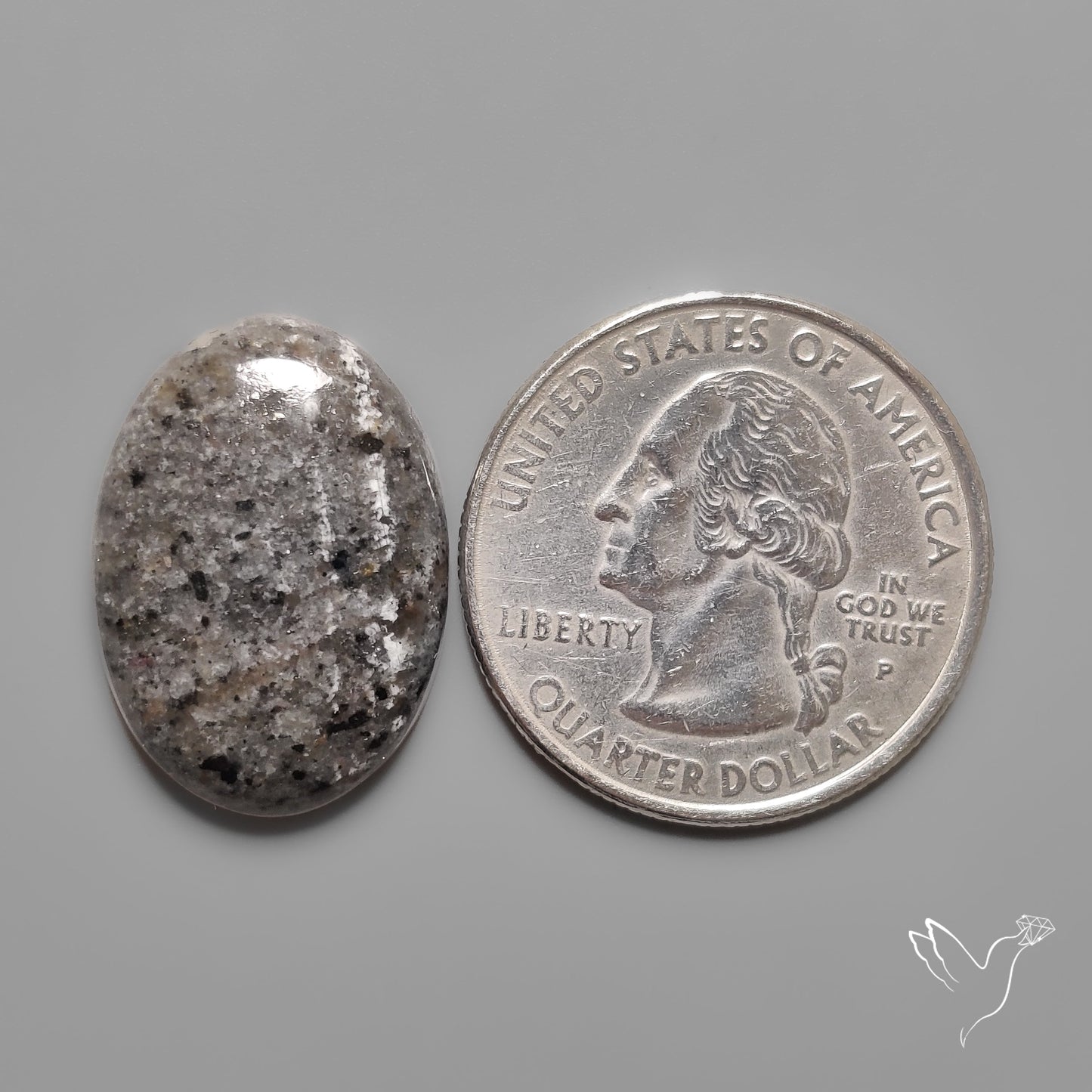 Yooperlite Cabochon UV Light Fluorescent