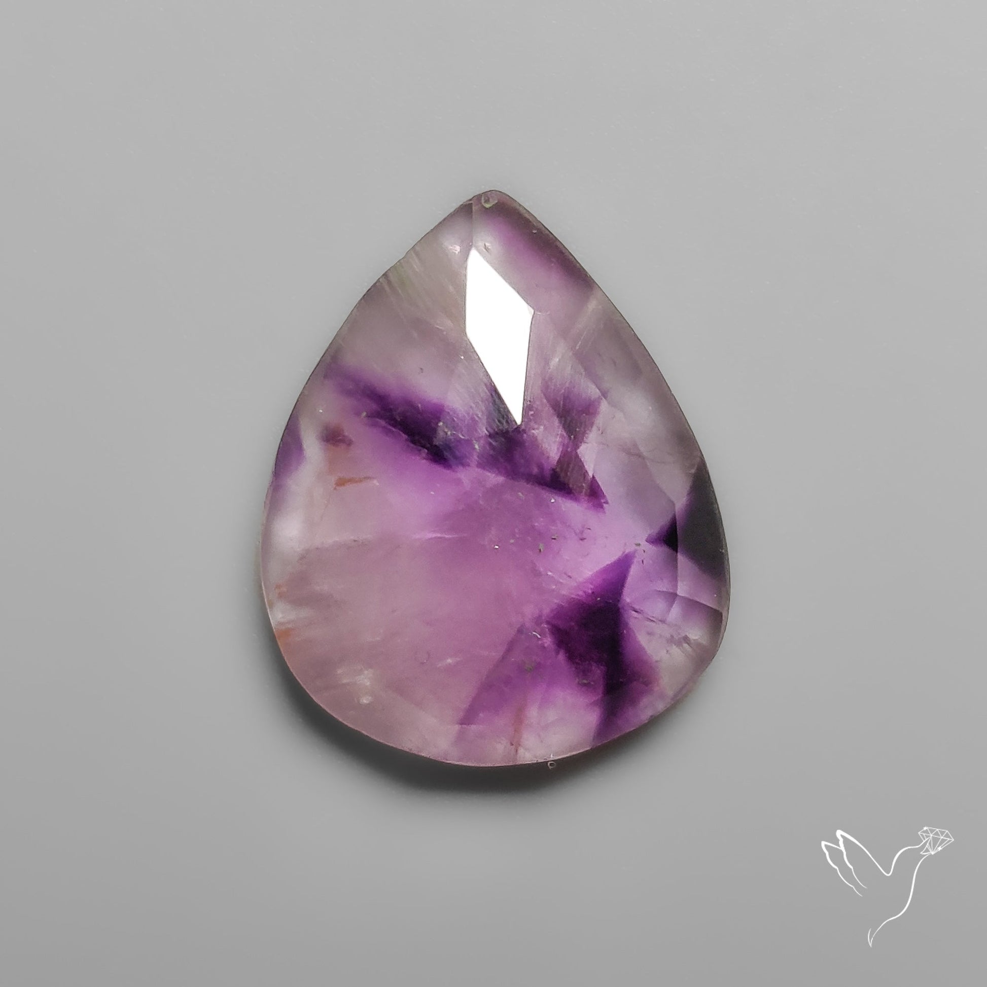 Rose Cut Trapiche Amethyst