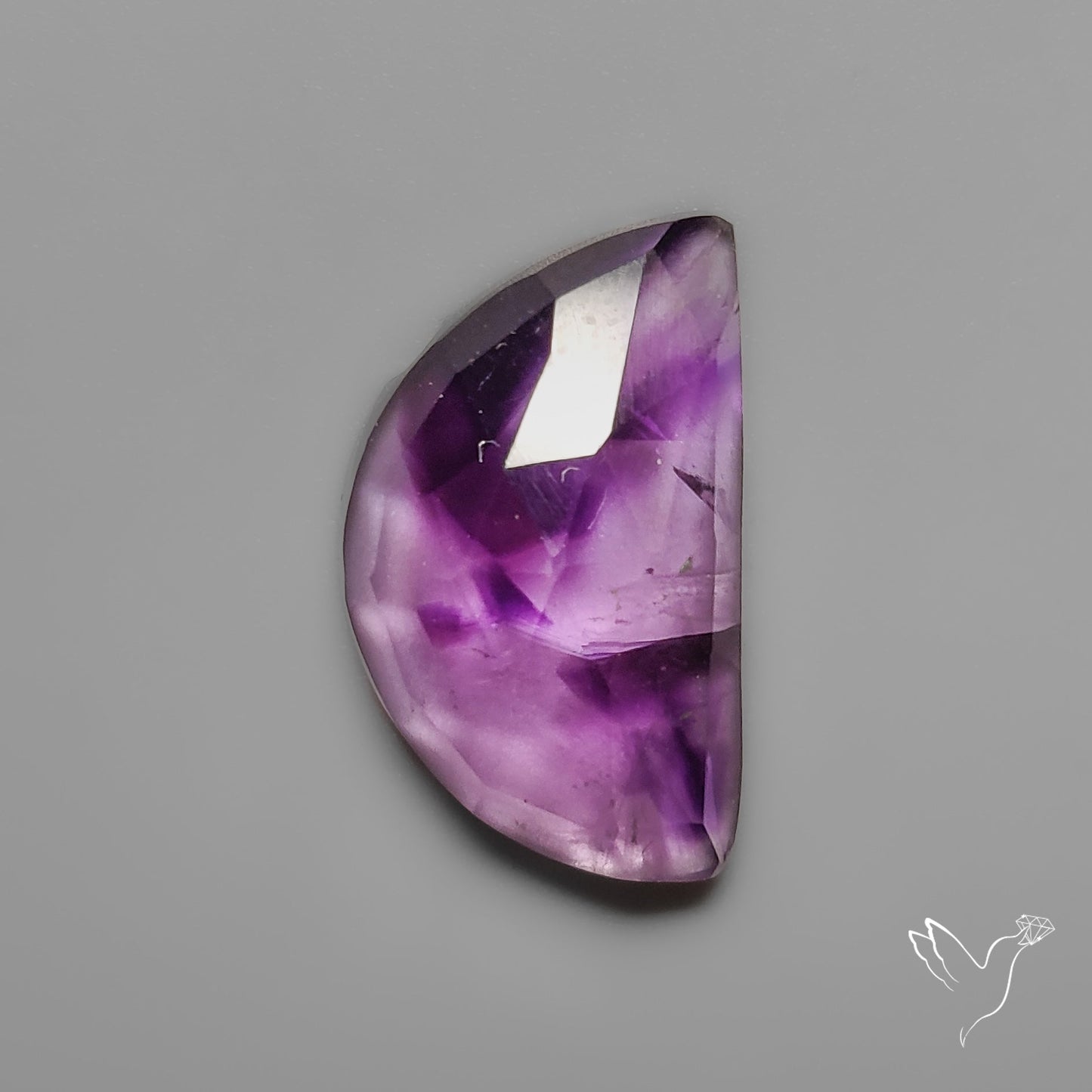 Rose Cut Trapiche Amethyst