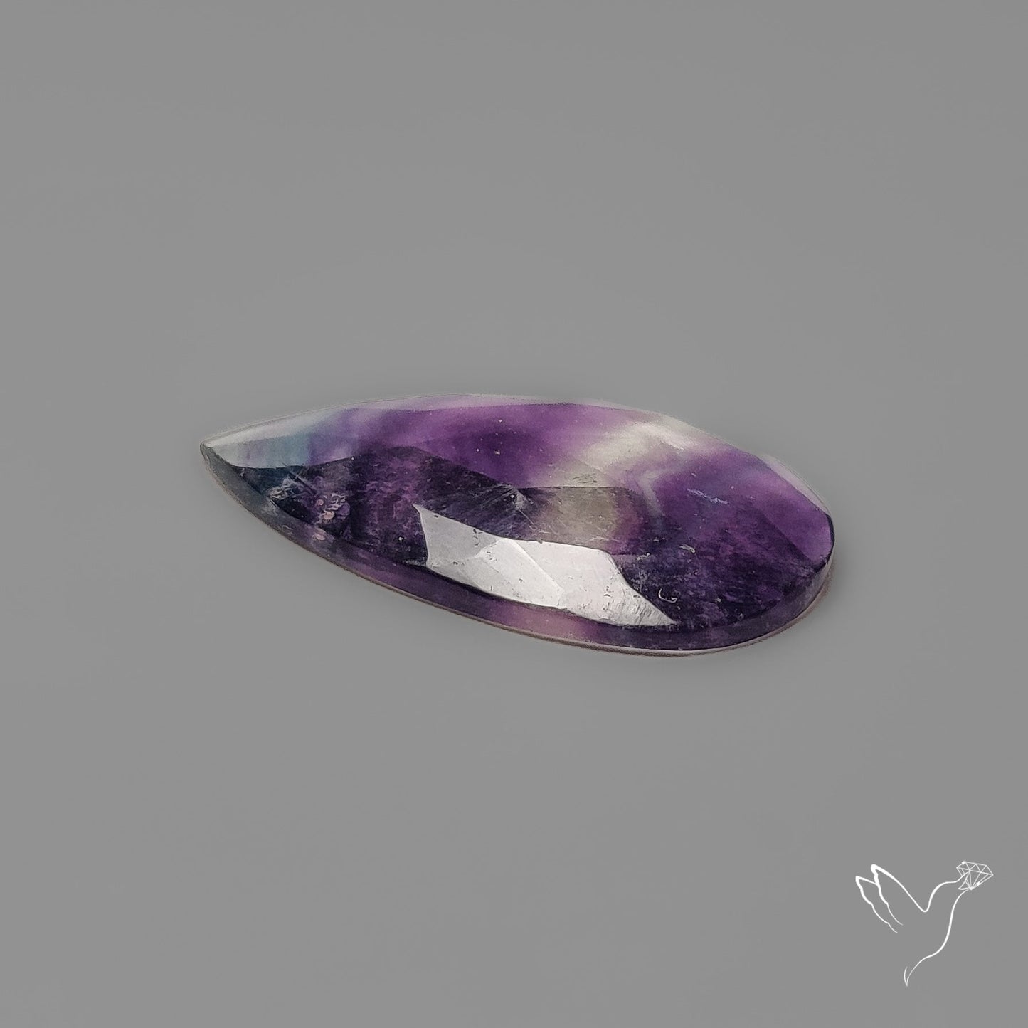 Rose Cut Purple Fluorite
