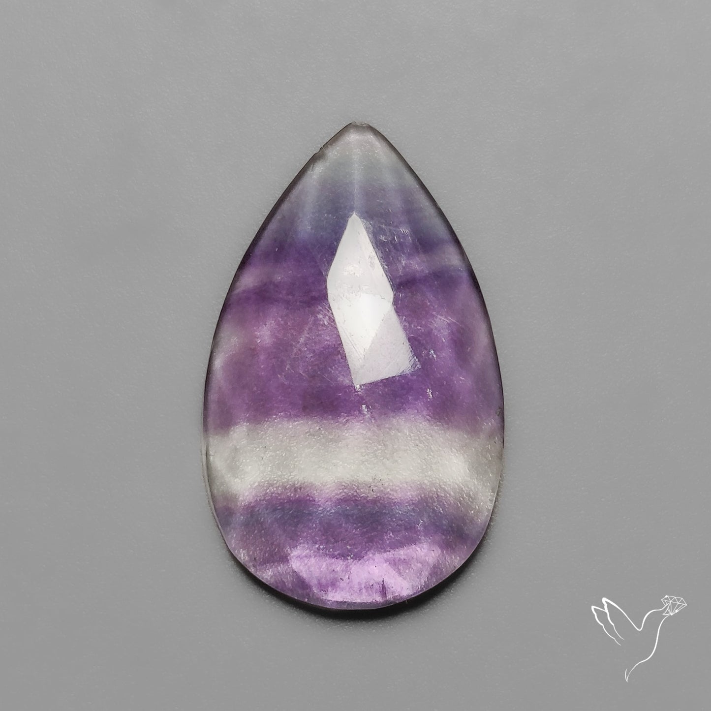 Rose Cut Purple Fluorite