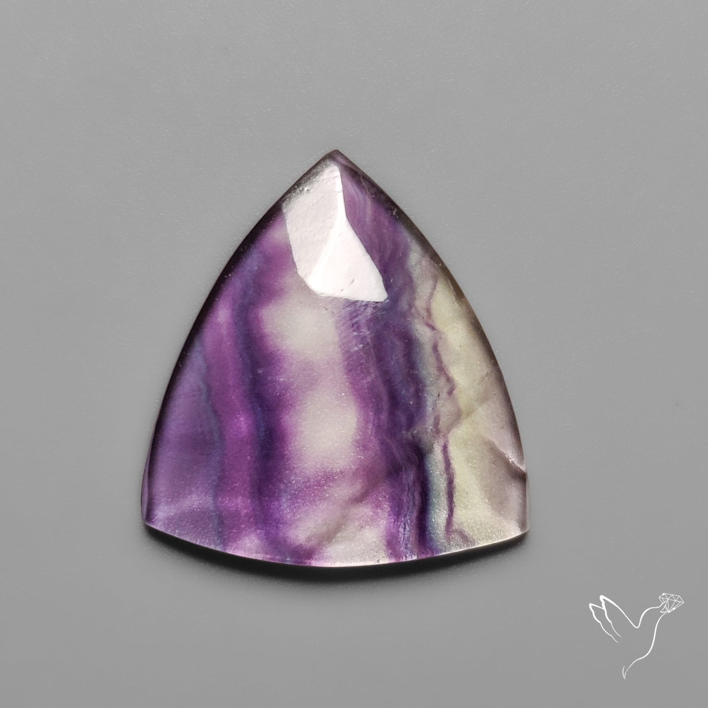Rose Cut Purple Fluorite