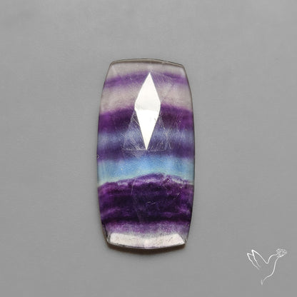 Rose Cut Purple Fluorite