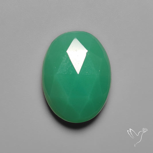 Rose Cut Gemmy Chrysoprase
