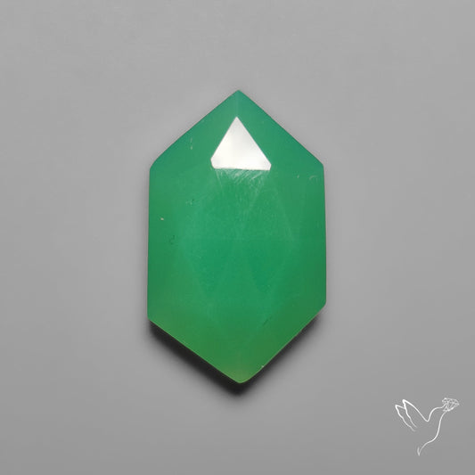 Rose Cut Gemmy Chrysoprase