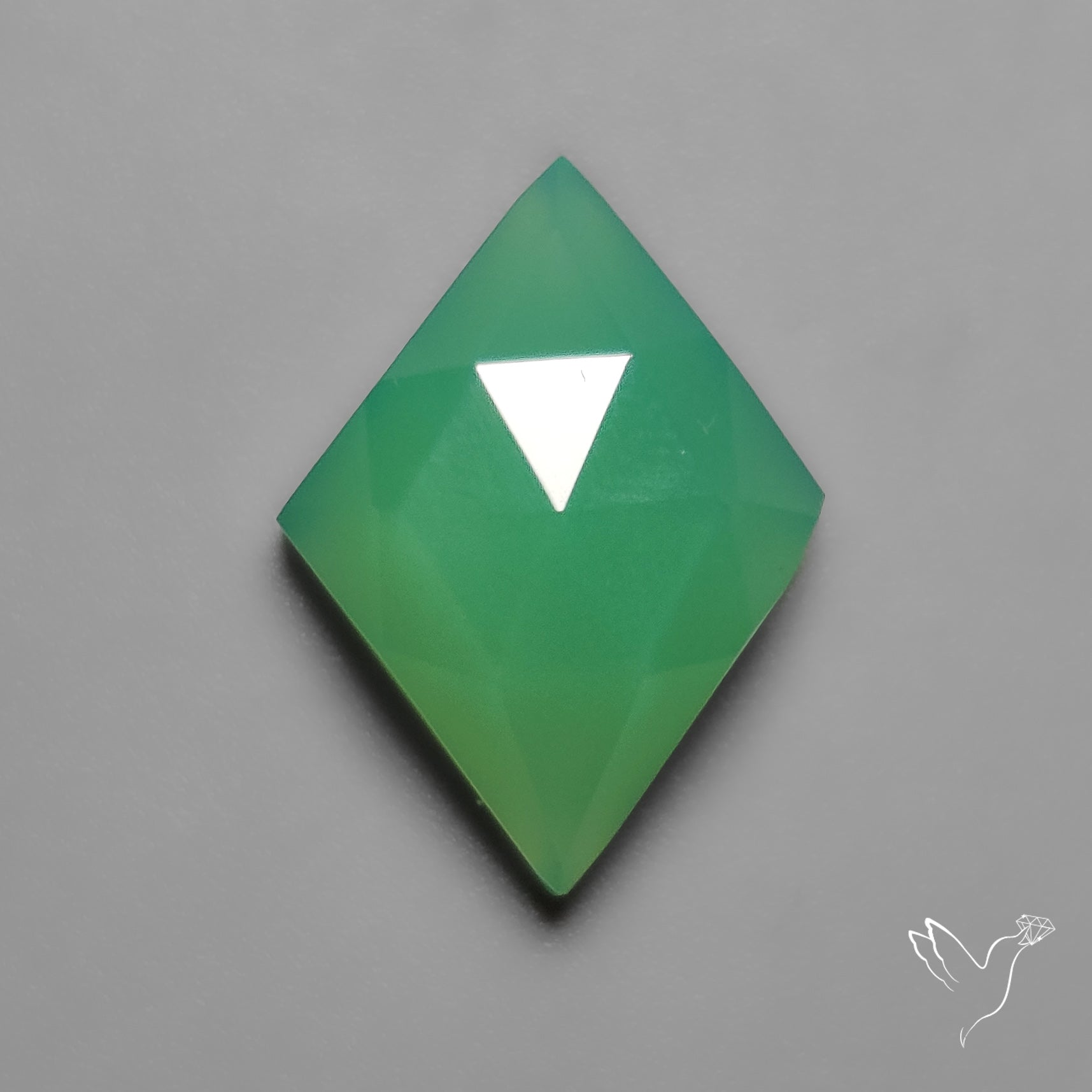 Rose Cut Gemmy Chrysoprase