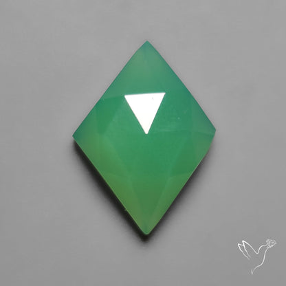 Rose Cut Gemmy Chrysoprase