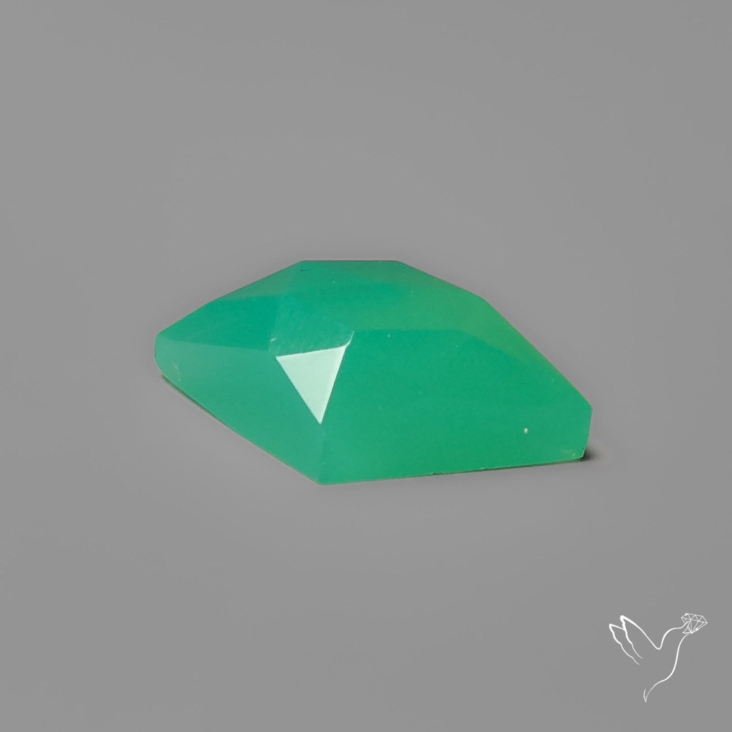 Rose Cut Gemmy Chrysoprase