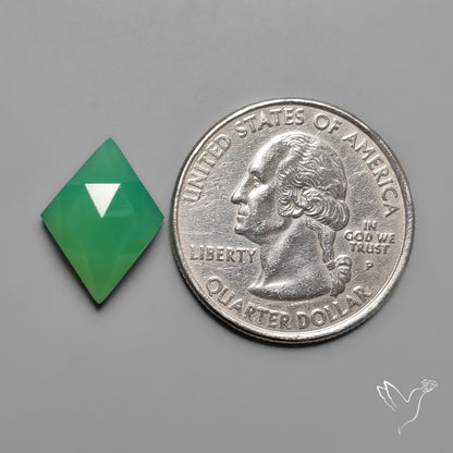 Rose Cut Gemmy Chrysoprase