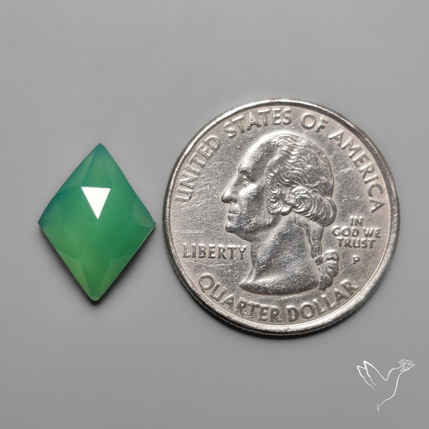 Rose Cut Gemmy Chrysoprase