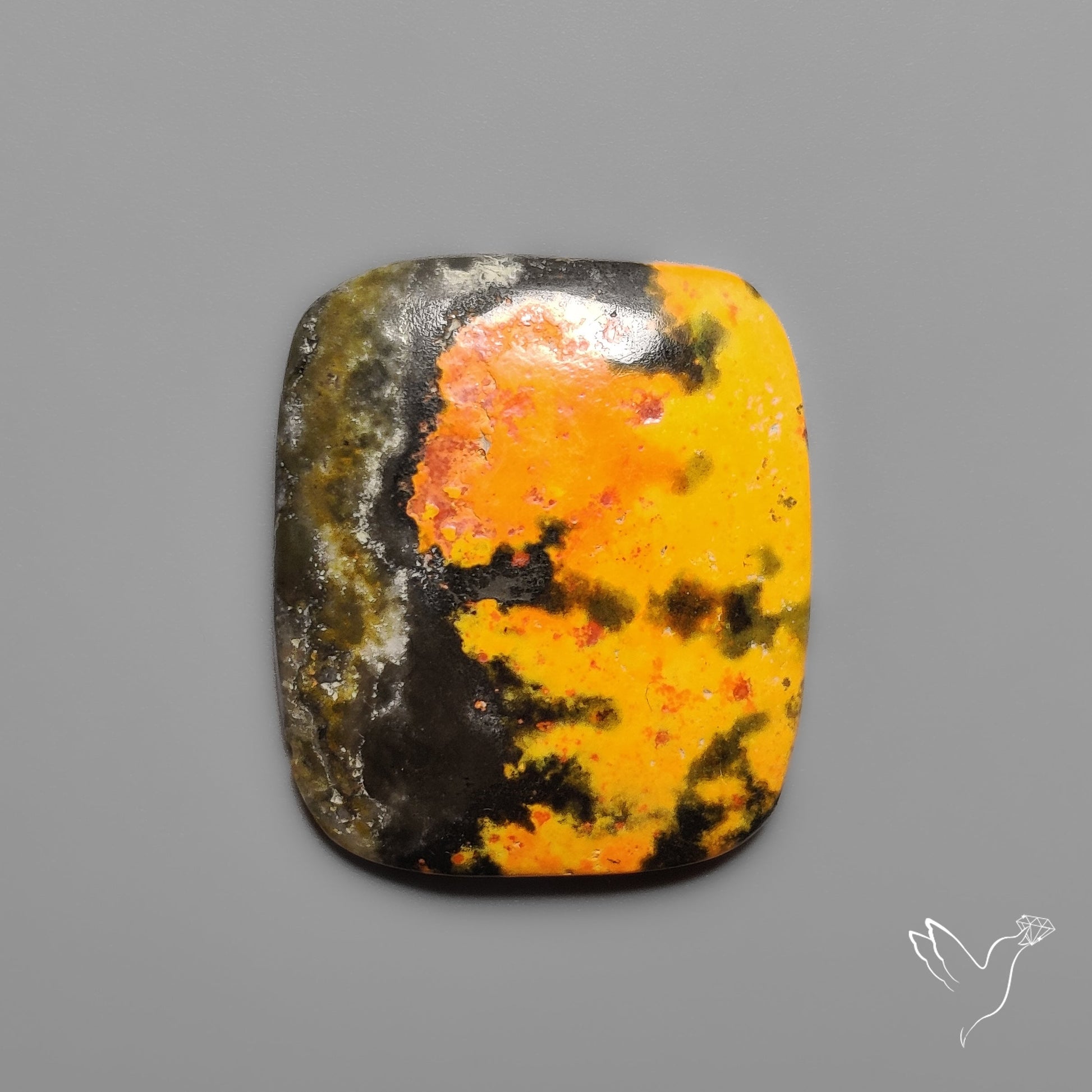 Bumble Bee Jasper Cabochon
