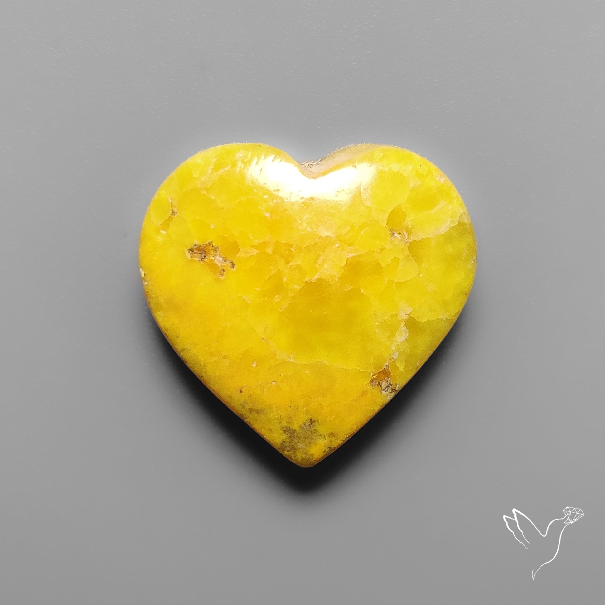 Bumble Bee Jasper Heart