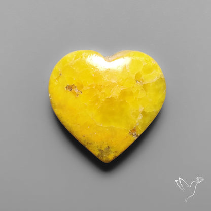 Bumble Bee Jasper Heart