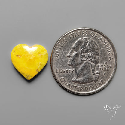 Bumble Bee Jasper Heart