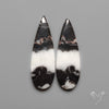 White Buffalo Turquoise Pair