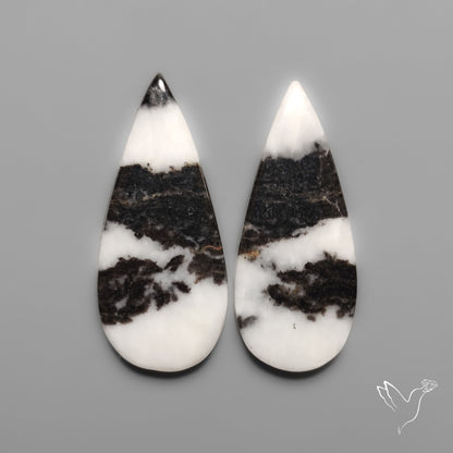 White Buffalo Turquoise Pair