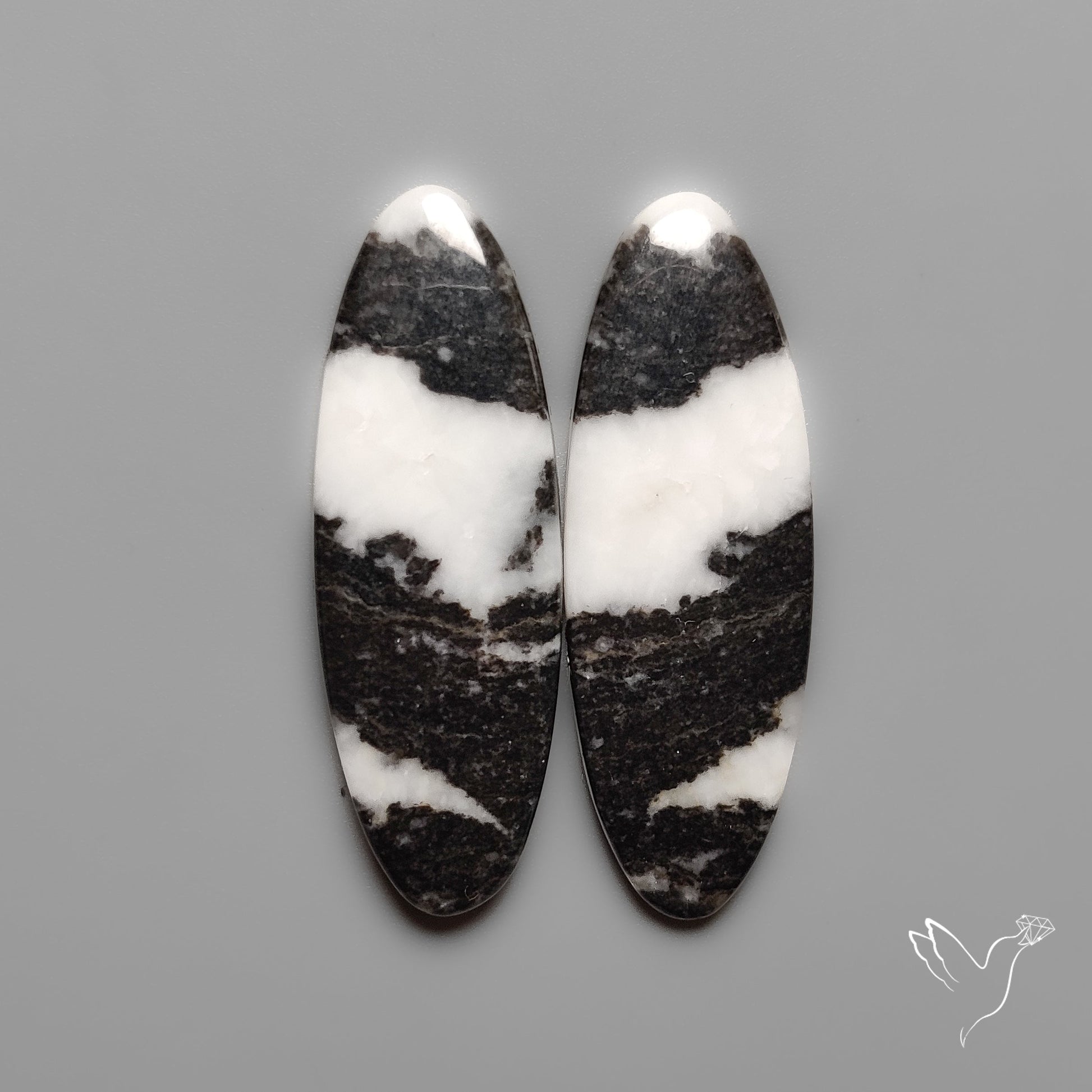 White Buffalo Turquoise Pair