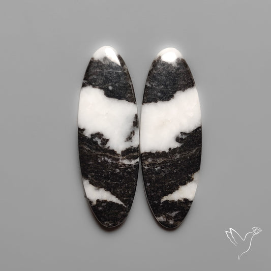 White Buffalo Turquoise Pair
