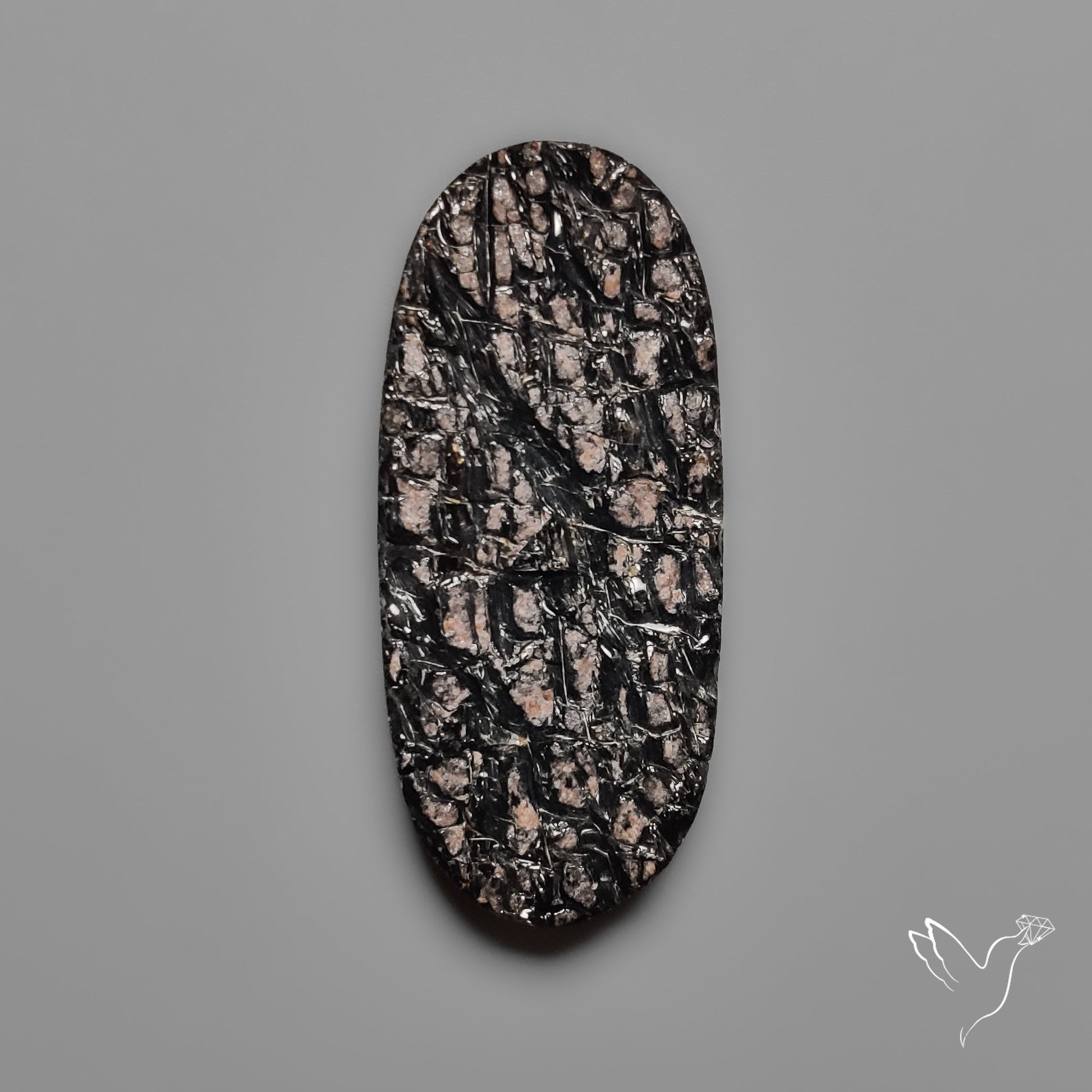 Raw Face Obsidian with Natural Matrix Formation