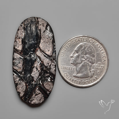 Raw Face Obsidian with Natural Matrix Formation
