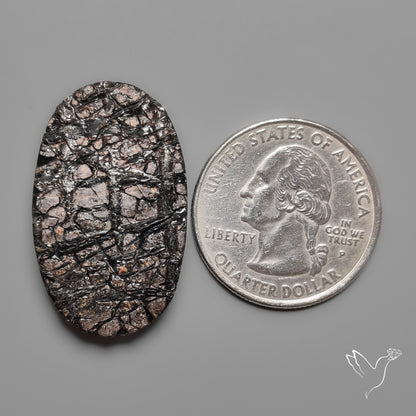 Raw Face Obsidian with Natural Matrix Formation