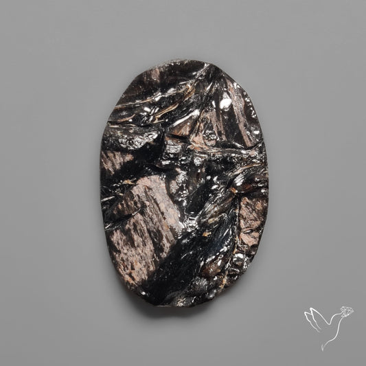 Raw Face Obsidian with Natural Matrix Formation