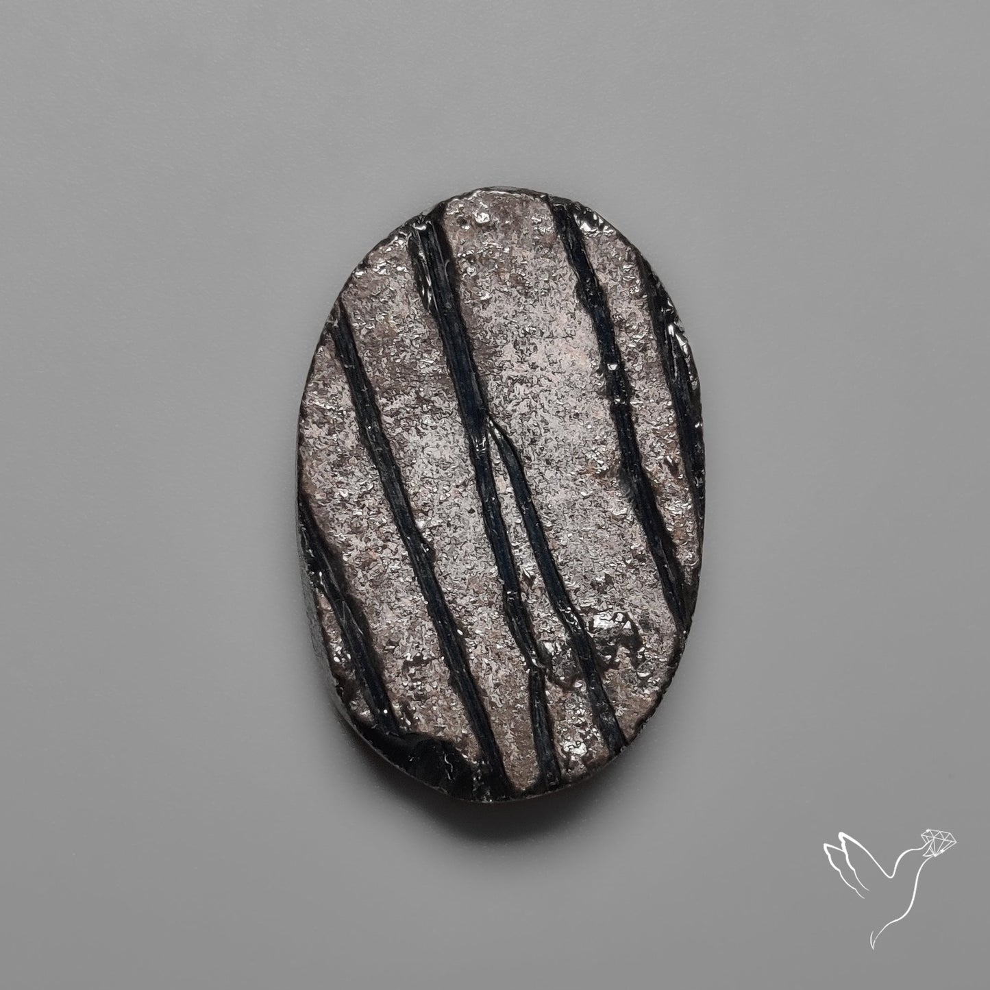 Raw Face Obsidian with Natural Matrix Formation