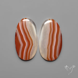 Lake Superior Agates Pair