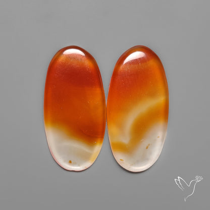 Lake Superior Agates Pair