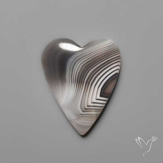 Botswana Agate Heart