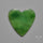 Nephrite Green Jade Cabochon Heart