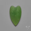 Nephrite Green Jade Cabochon Heart