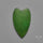 Nephrite Green Jade Cabochon Heart