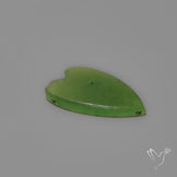 Nephrite Green Jade Cabochon Heart