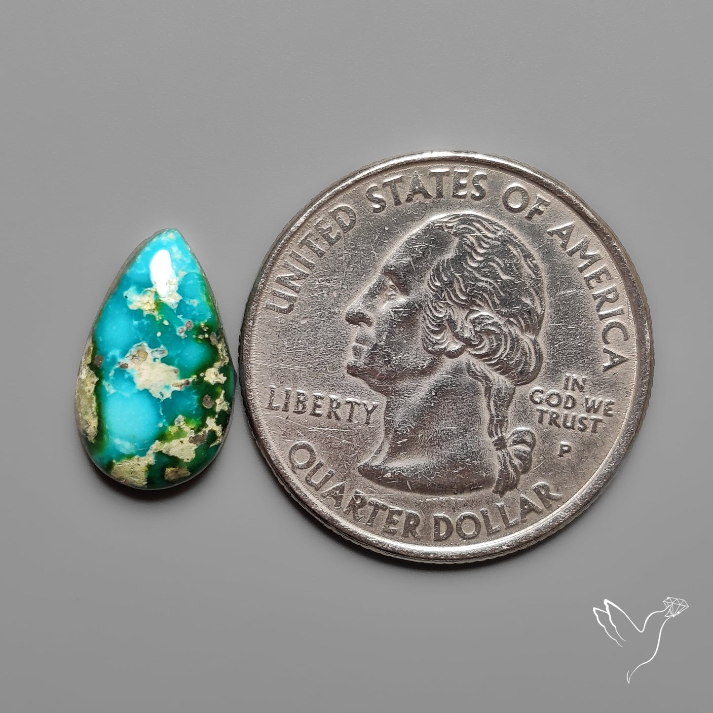 Sonoran Gold Turquoise Cabochon Rare