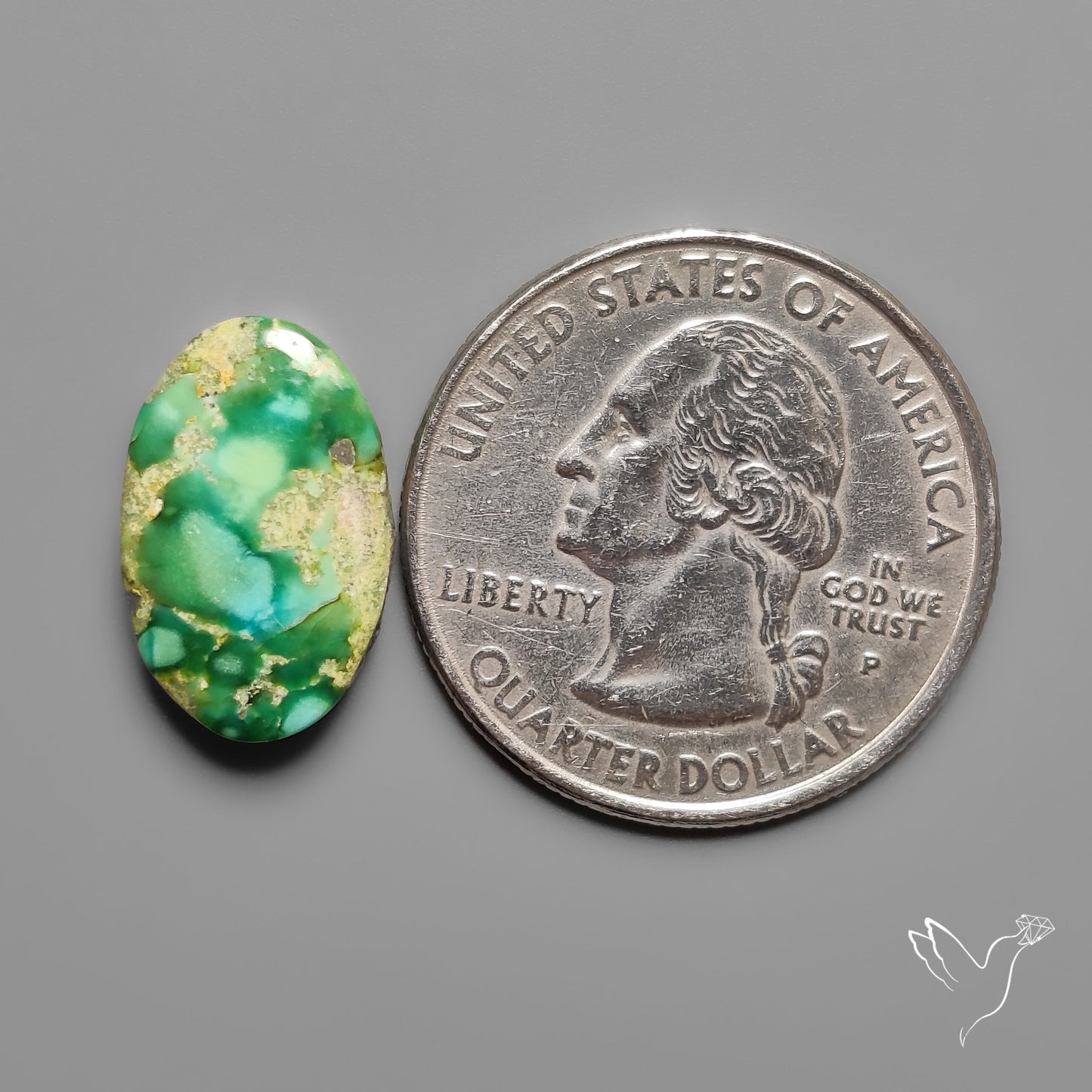 Sonoran Gold Turquoise Cabochon Rare